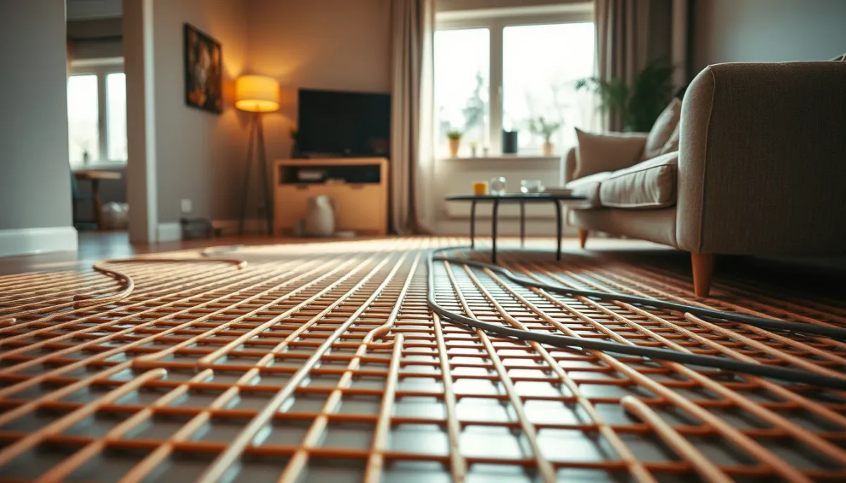 Installation d'un plancher chauffant dans une villa, solution idéale pour une pompe à chaleur air/eau