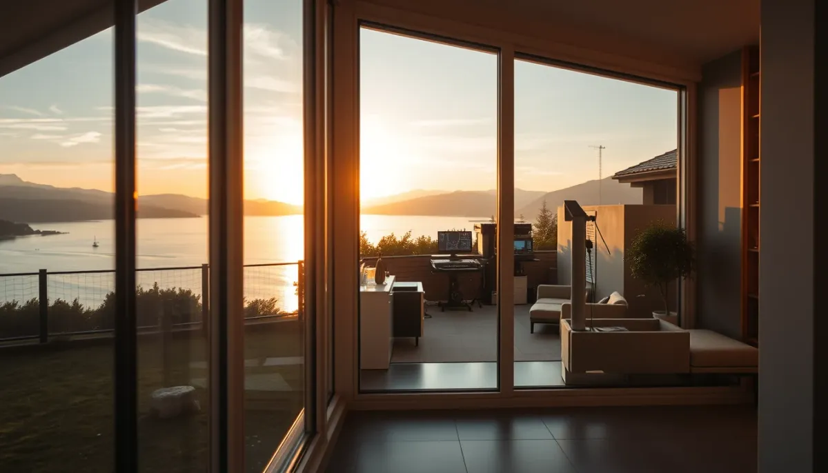 Villa sur la Riviera vaudoise avec local technique moderne pour boiler