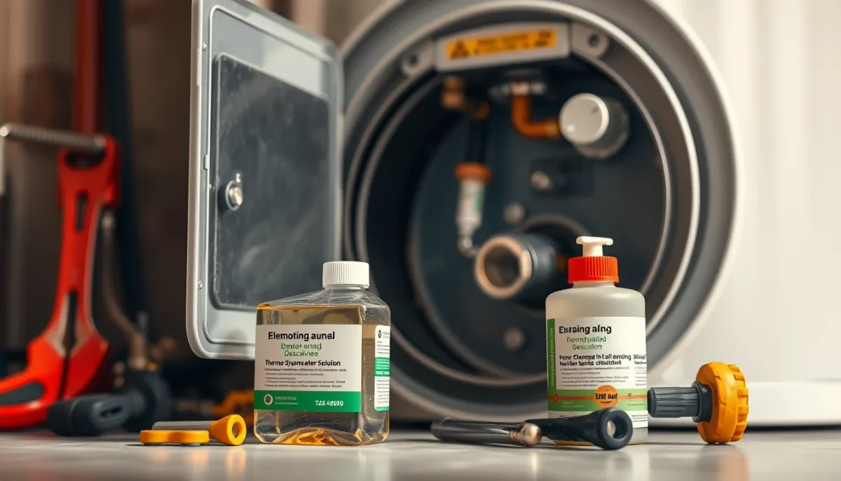 Outils et produits de détartrage professionnel pour boiler thermodynamique
