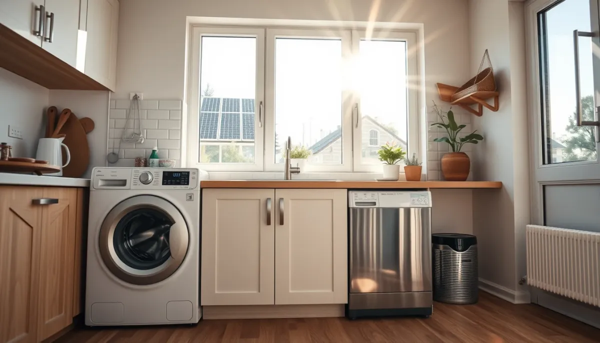 Appareils électroménagers en fonctionnement en journée pour profiter de la production solaire